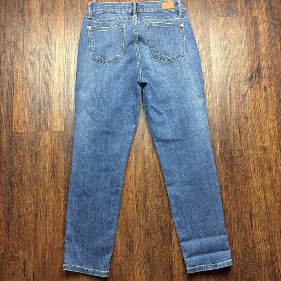 Judy Blue Relaxed Fit Jeans Distressed Dark Blue  Women’s Size 29 - Picture 2 of 11